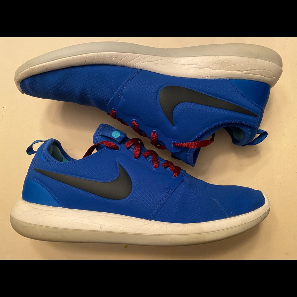 NIKE ROSHE TWO RUNNING SHOES SIZE 12 COLBALT BLUE